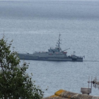 Boreder Force cutter off Dawlish today.
