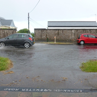 Exeter Road flooded