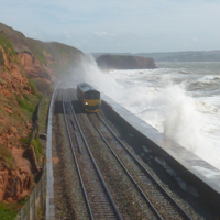 Sea a bit choppy thismorning 005
