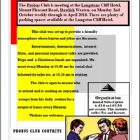 Probus Dawlish advert 2017