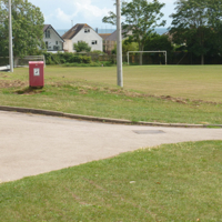Entrance to Sandy Lane football field
