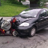 serious' injuries after being hit by elderly driver