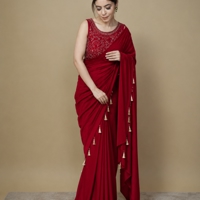 Stitched Saree