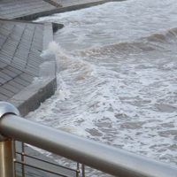 High tide at Dawlish Warren 005