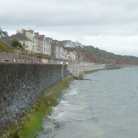 Opening of the sea wall