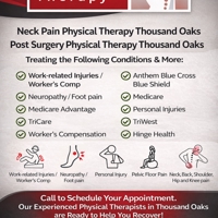 Neck Pain Physical Therapy Thousand Oaks & Post Surgery Physical Therapy Thousand Oaks -Your Path to Recovery