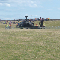 Helicopters landing at Dawlish Warren 003