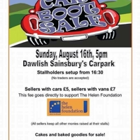 Car Boot Sale At Sainsbury This Sunday