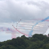 Teignmouth Air Show 02 07 22 pics Red Arrows.