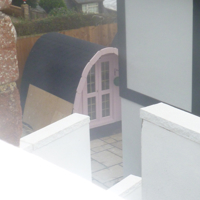 Working on house in Exeter Road