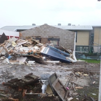 demolishing the old blackdown building 003