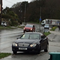 Arrogant Mercedes Driver