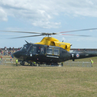 Helicopters landing at Dawlish Warren 008