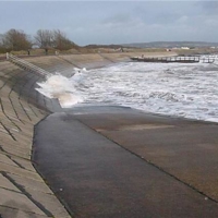 high tide at dawlish warren 001