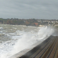 Sea a bit choppy thismorning 008