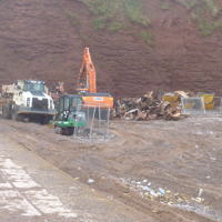 Crushing the containers 001