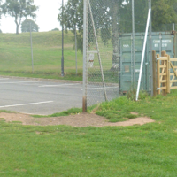 New gate at Sandy Lane park 001