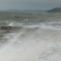 Sea a bit choppy thismorning 001