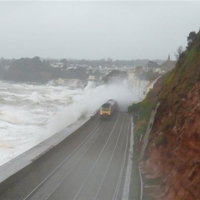 A stormy day in Dawlish