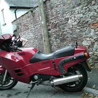 Rare find on walk around Dawlish today - A late model Norton Commander p53.