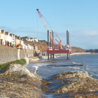 Improving the exsting sea wall 005