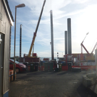 Improving the exsting sea wall