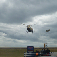 Helicopters landing at Dawlish Warren 001